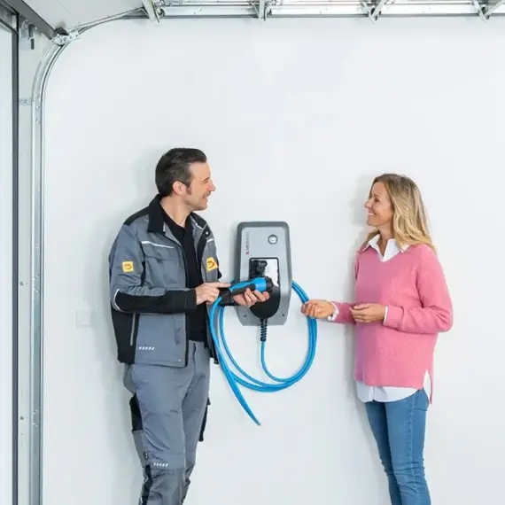 Instalar un punto de carga desde el contador de la vivienda